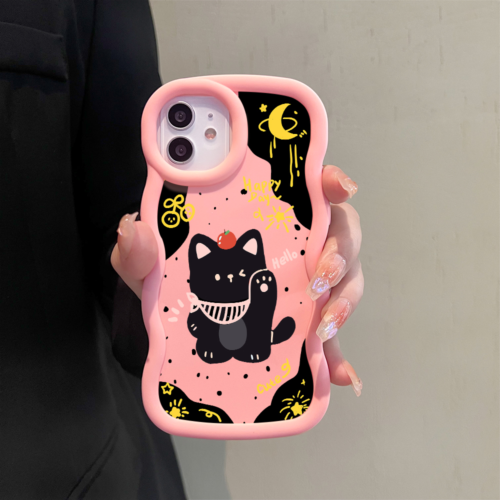 Jizetin%20for%20OPPO%20A60%20A96%20A53%20A54%20A57%20A77%20A58%20A78%20A74%20A95%20F19%20F11%20Pro%20A2%20A55%20A79%20A98%205G%20Back%20Cover%20Tomato%20Kitten%20Macaron%20Bright%20Color%20Wavy%20Shape%20Soft%20Mobile%20Phone%20Cases%20-%20Image%205