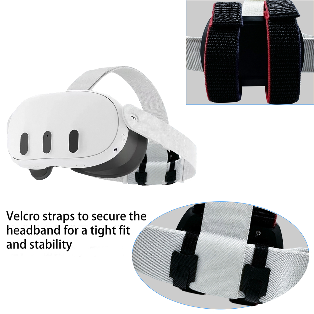 Điện thoại di động nguồn điện bên ngoài đai cố định cho Meta Quest 3 VR phụ kiện đai cố định điện Bộ kẹp kính VR phần