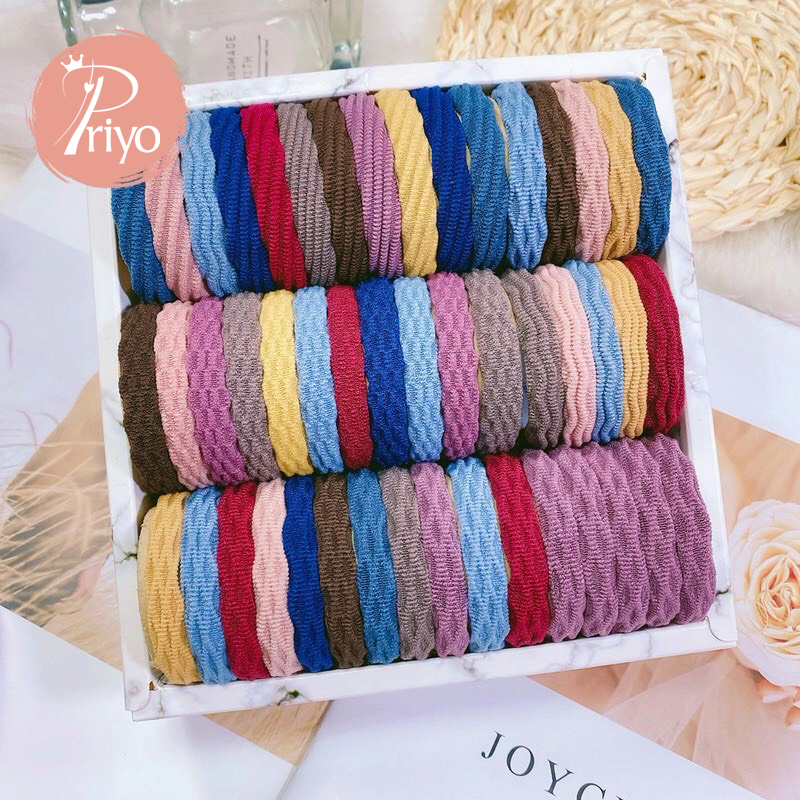 Dây buộc tóc, chun buộc tóc, cột tóc phong cách Hàn Quốc nhiều màu