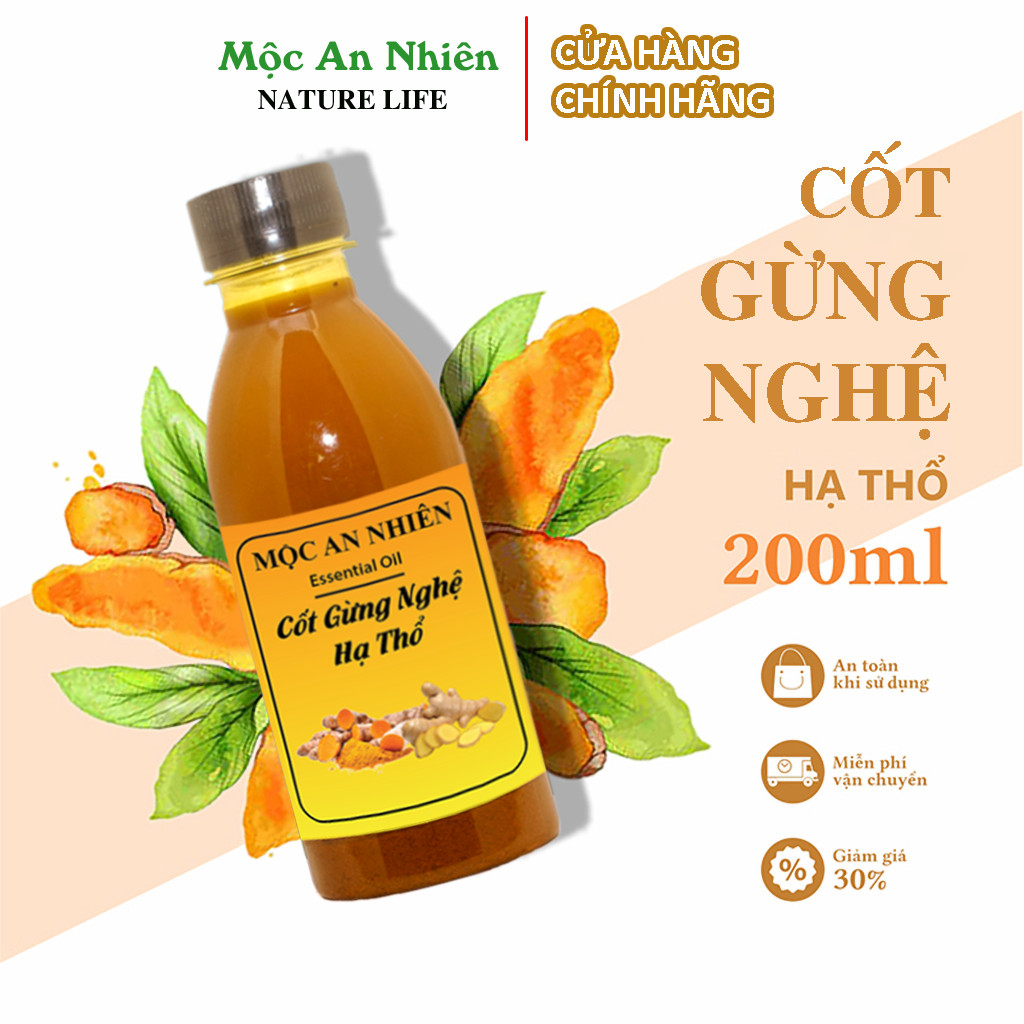 CỐT GỪNG NGHỆ HẠT GẤC HẠ THỔ (BODY) 500ml