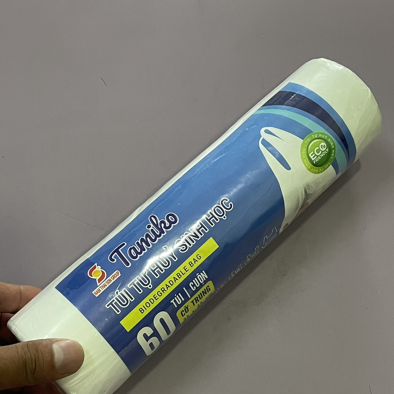 Lốc 2 Cuộn Túi Đựng Thực Phẩm Có Quai - 500gr/Cuộn