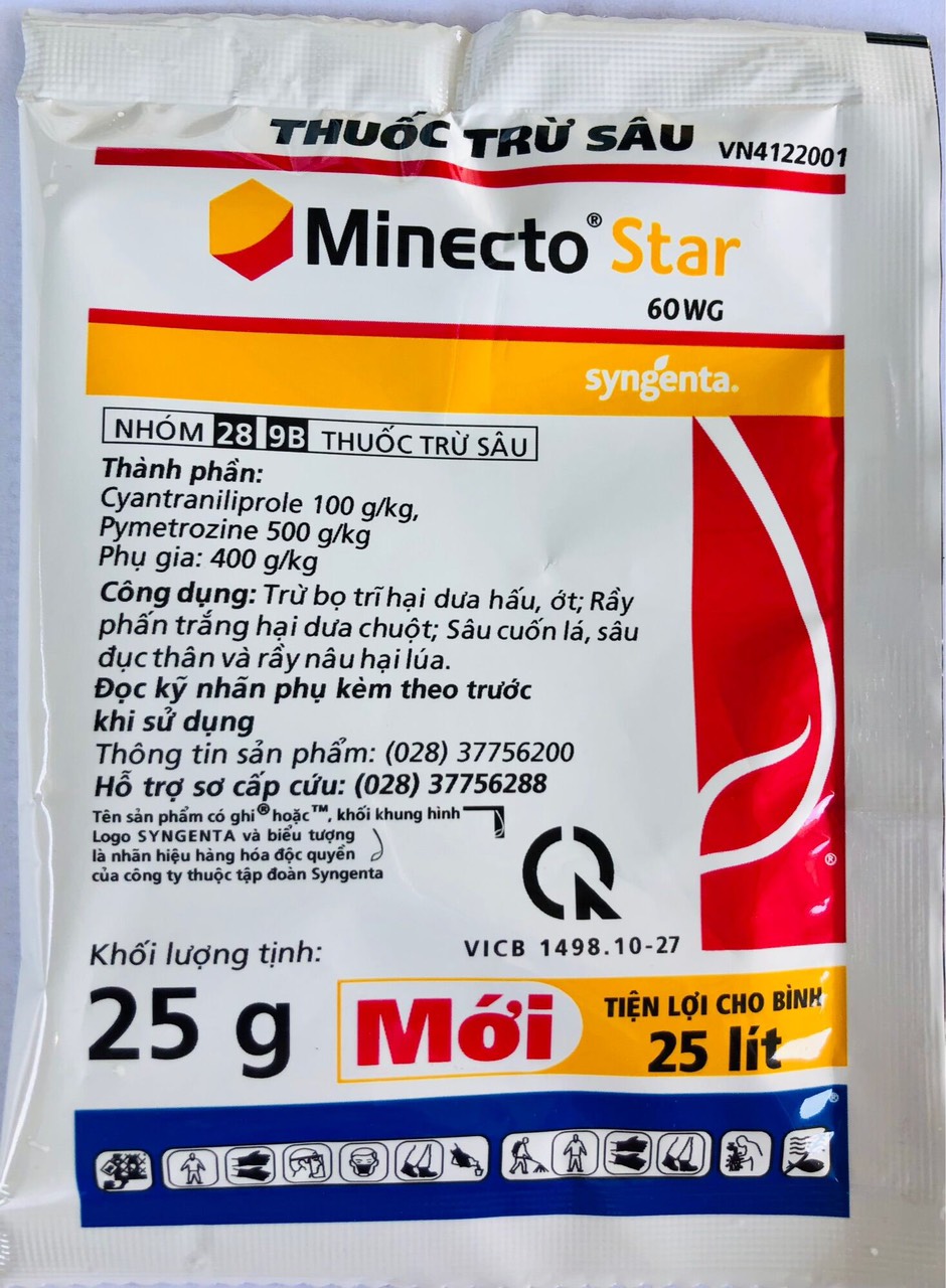 (SÂU) Minecto Star 60WG- 25g Syngenta