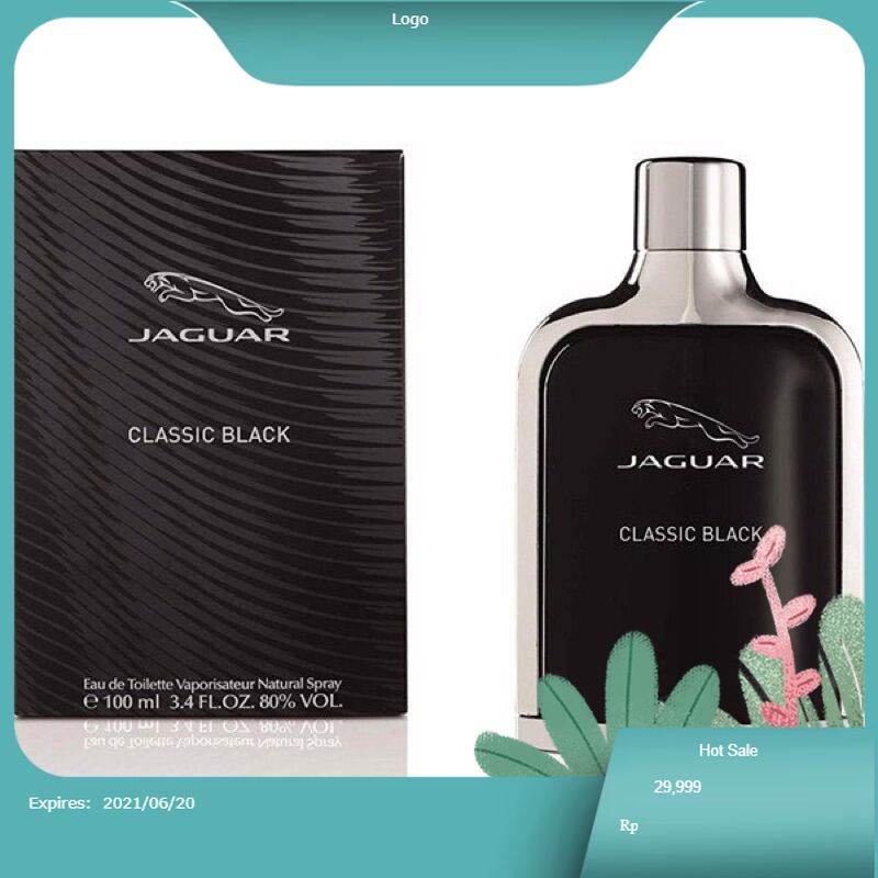 Nước hoa nam Jaguar Classic Black EDT 100ml