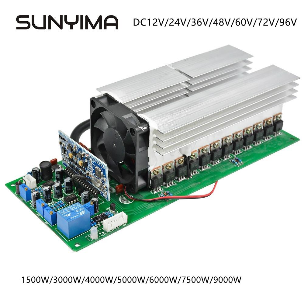 ygdgs DATOUBOSS Pure Sine Wave Inverter 4000W Solar Inverter DC 12V 24V 36V  48V 60V to AC 220V 230V Inverter Continuous Power 2000W