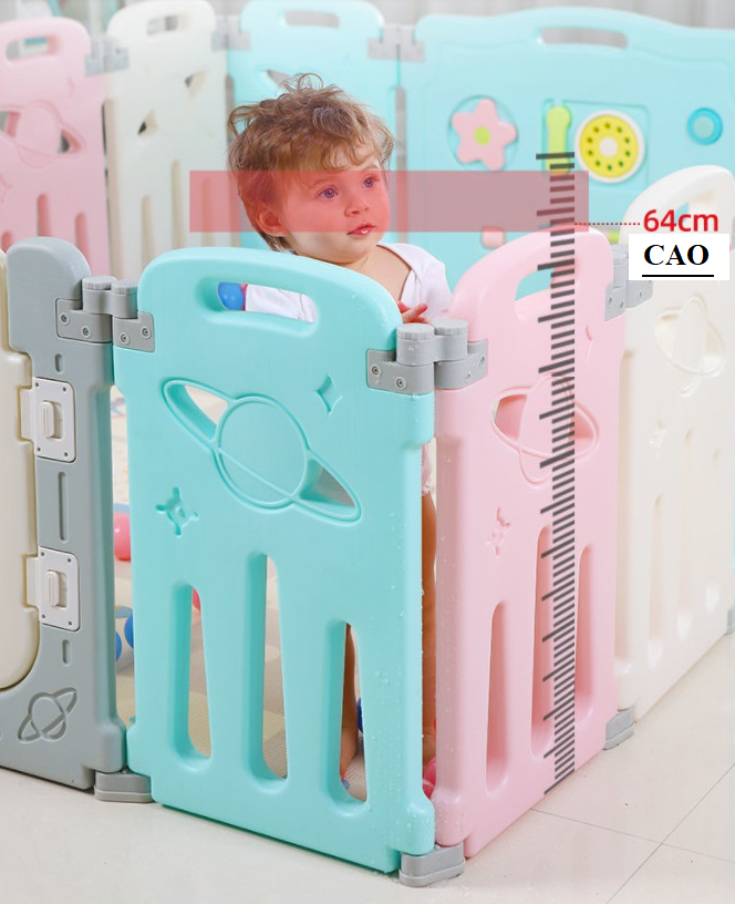 Quây cũi gấp gọn nhựa HDPE nhiều size