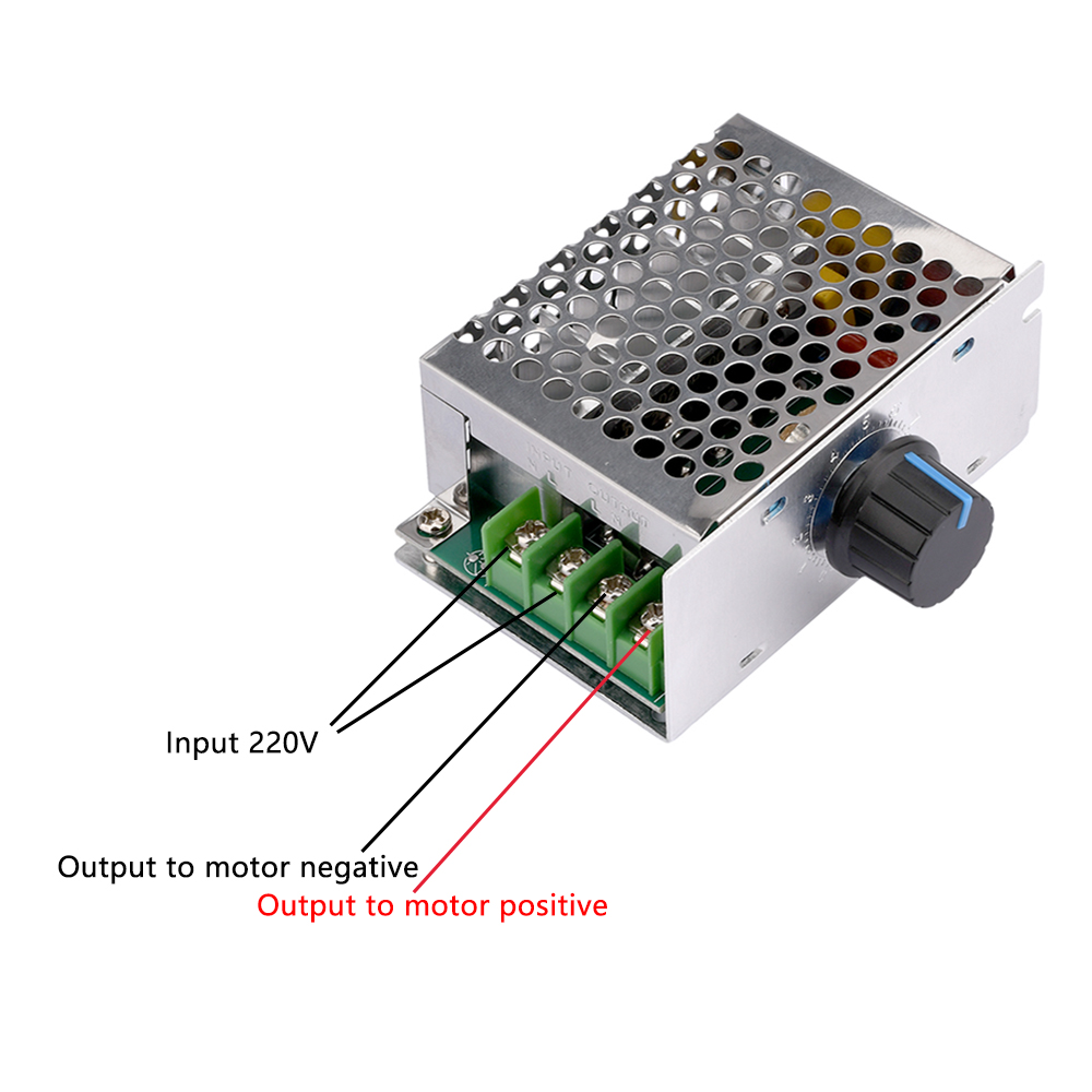 Panthon pwm brushed dc motor governor voltage regulator motor driver pcb module ac220v to dc10-210v 500w 20a