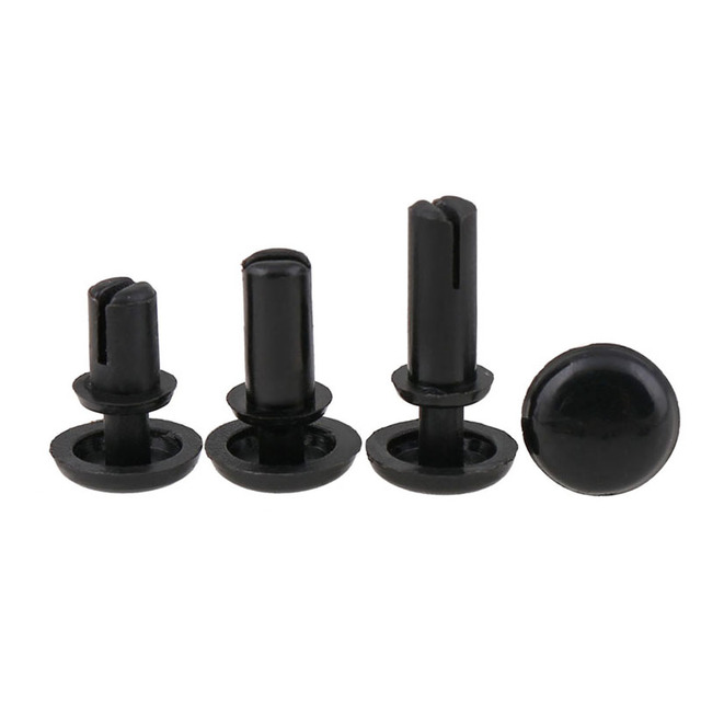 Black/white Nylon Plastic Rivet Press R Type Expansion Rivets For Pc ...