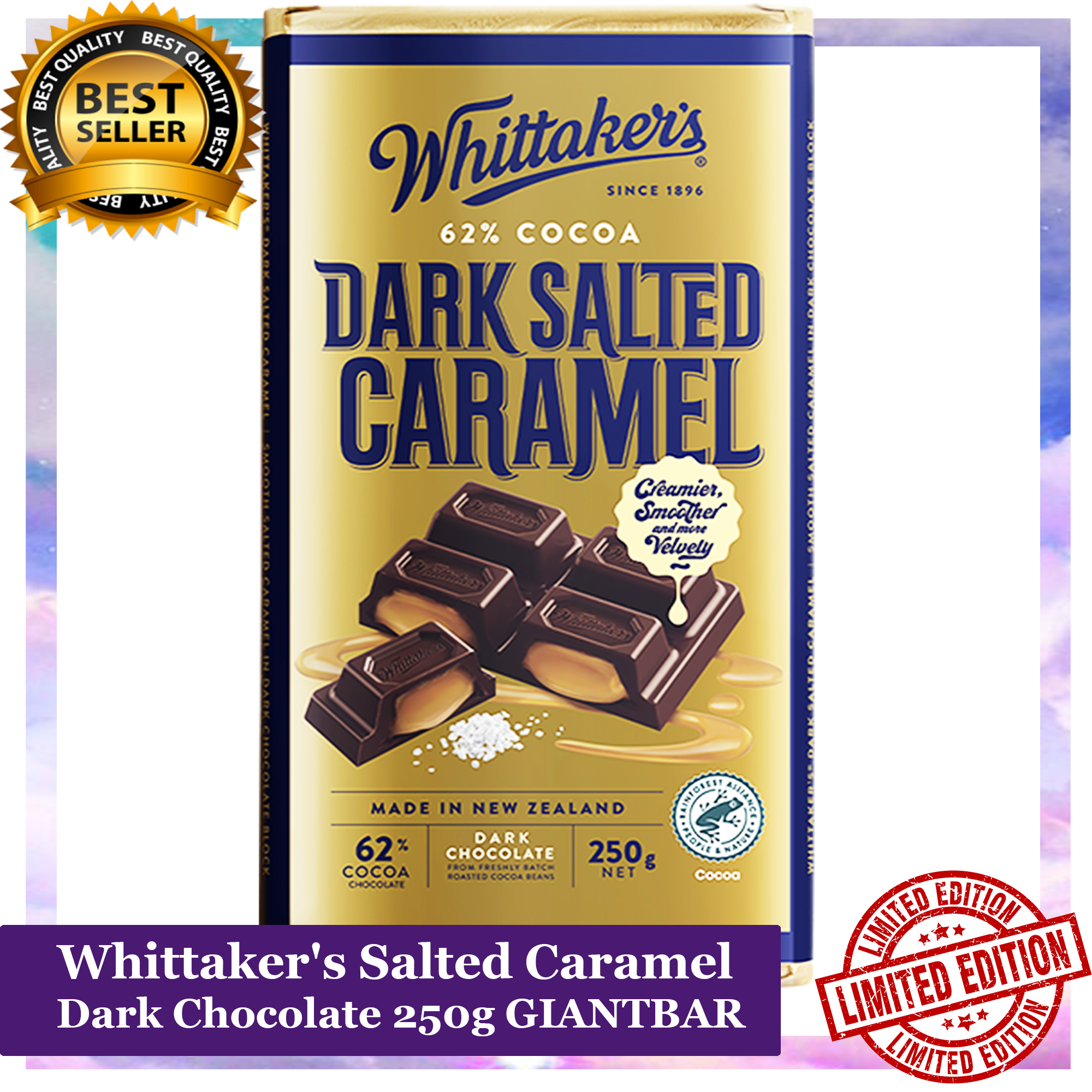 Whittaker's Salted Caramel Dark Chocolate 250g GIANTBAR Lazada PH