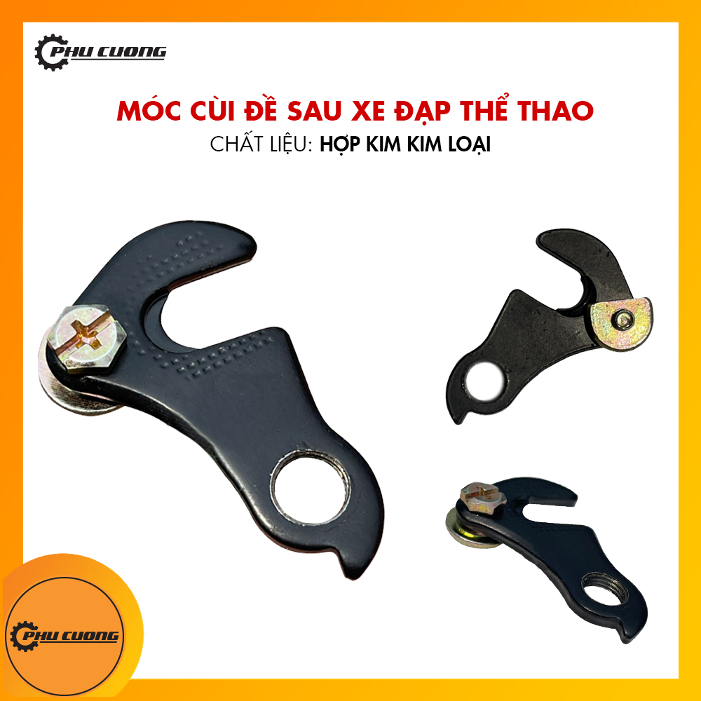 Móc cùi đề xe đạp thể thao - Bát cùi đề sắt gắn cốt sau xe đạp