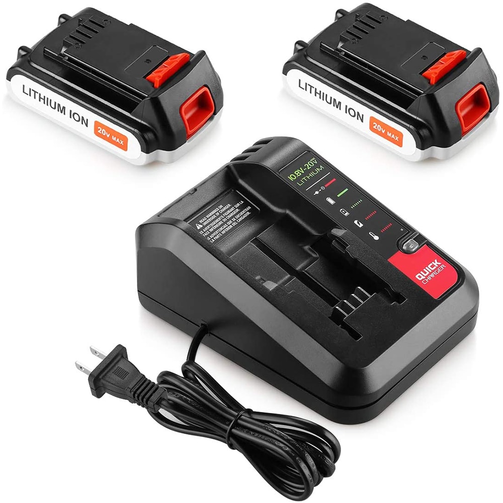 2A Lithium Battery Charger Replacement for Black&Decker LCS1620