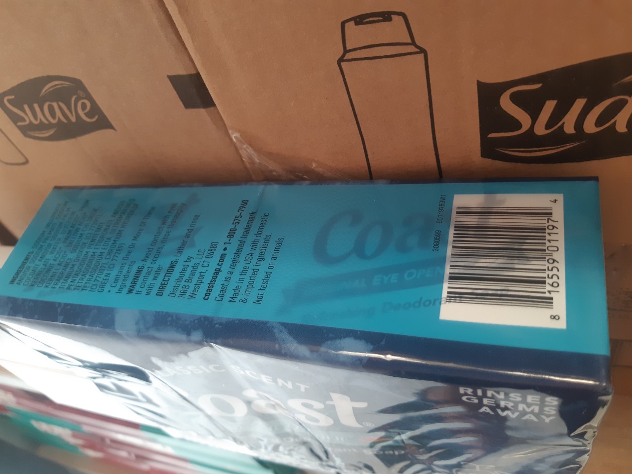 Lốc 8 cục Xà Bông Coast 113g - USA