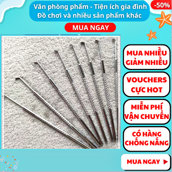 Cây lấy ráy tai inox hàng đẹp tiện dụng , dụng cụ cây lấy rái tai inox lấy dễ giá rẻ , cây lấy rái tai chất liệu thép inox không gỉ , ráy tai chất liệu thép inox không gỉ , muỗng rái tai tiện dụng , Nguyễn Thùy Store