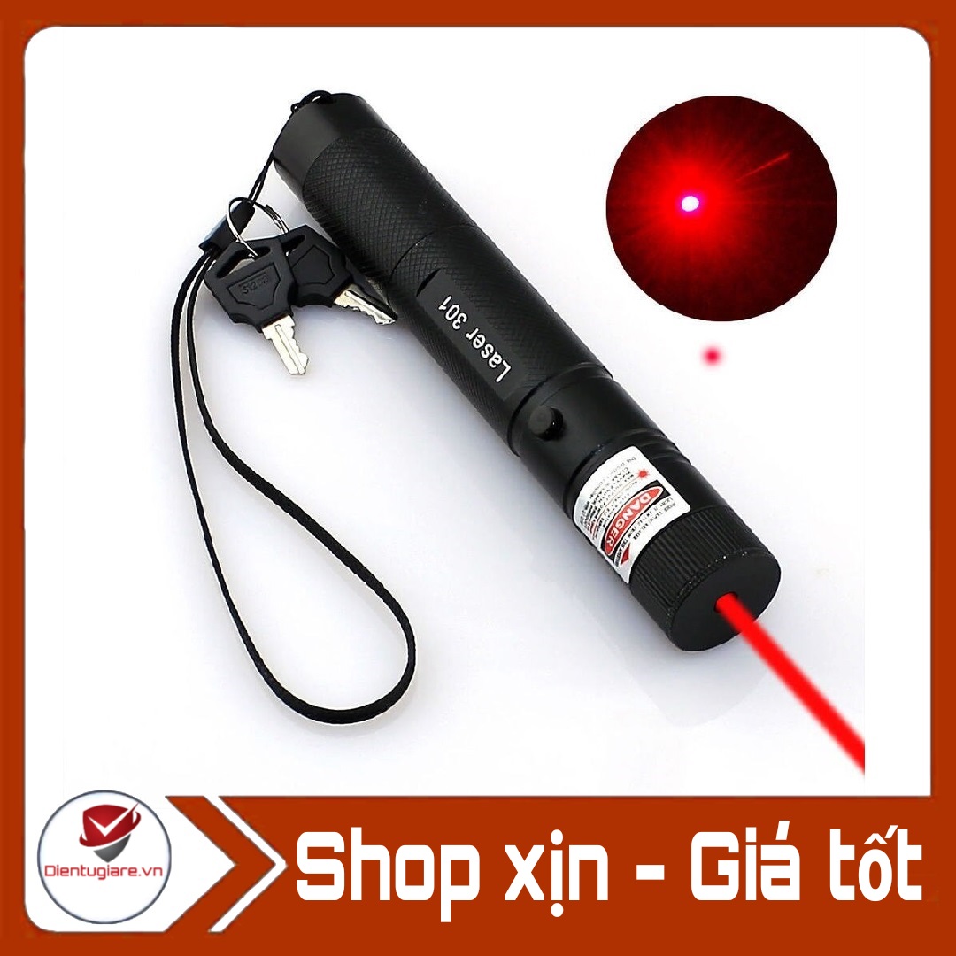 [HCM]Đèn lazer 303 ánh sáng đỏ Lớn