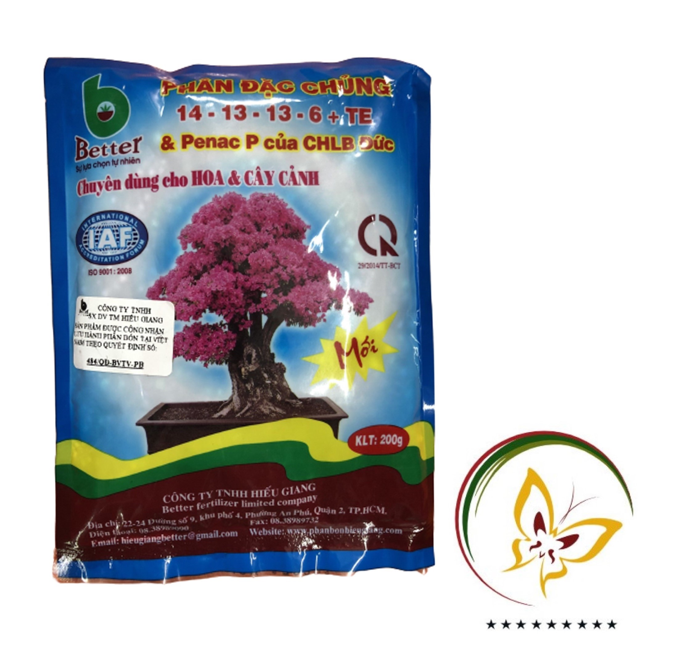 Phân Bón NPK (3 Màu) Better 14-13-13+6s+Te - #120A# 200g
