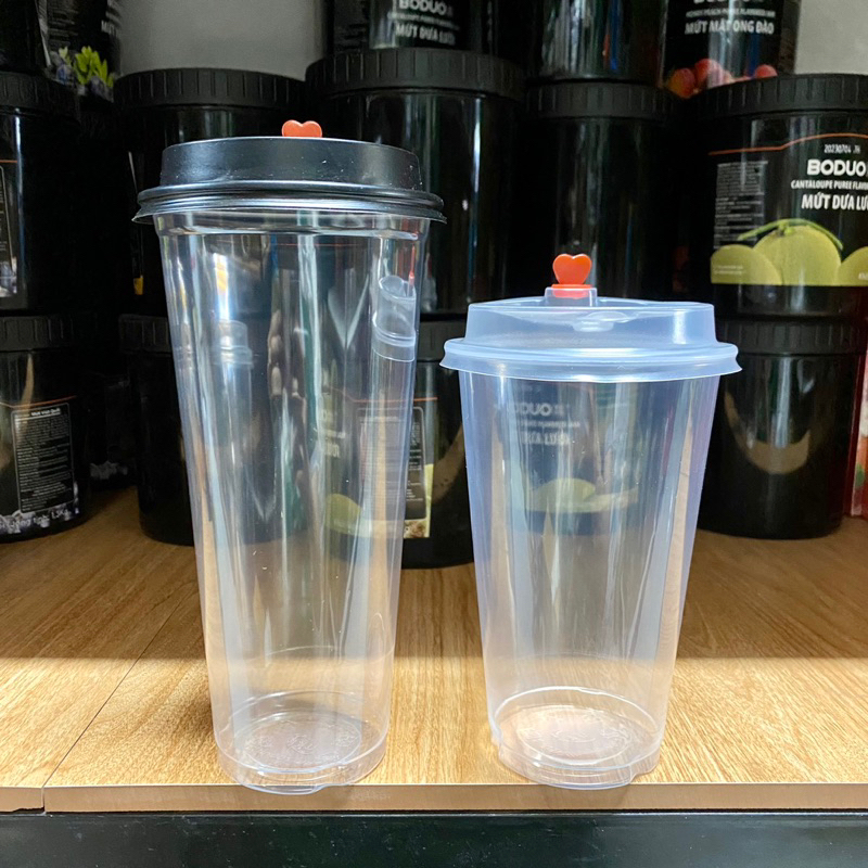 Lốc 50 Ly Nhựa 500ml/ 700ml Nắp Tim