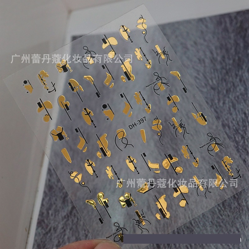 Sticker 3D Họa Tiết Galaxy | Hình Dán Móng Tay