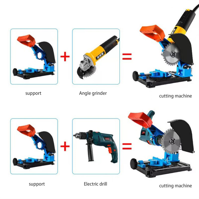 Multi functional angle grinder bracket, electric drill angle grinder, variable cutting machine, fixed belt cover, base for auxiliary cutting