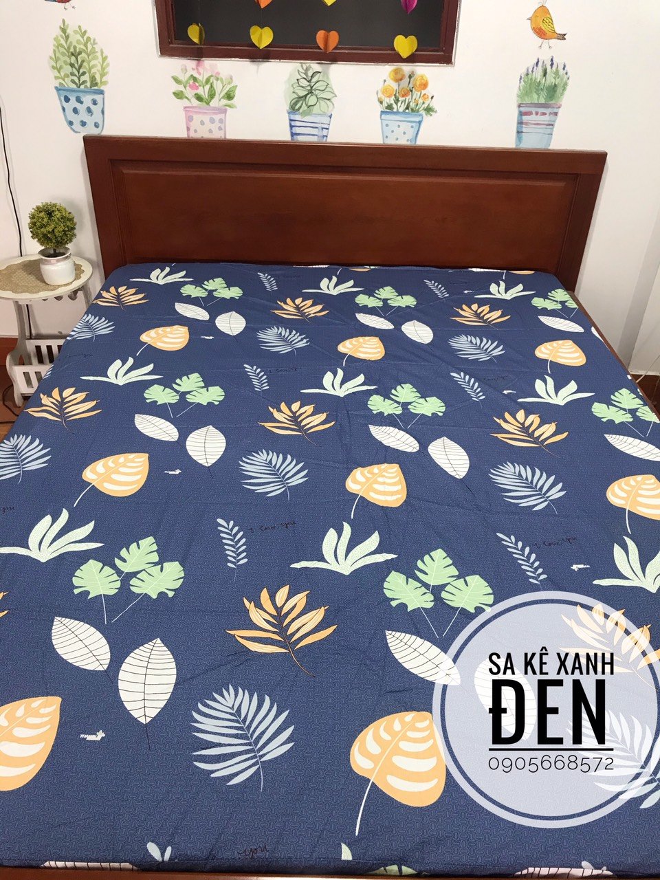 Ga Gối 100% coton 4 món không kèm chăn rất đẹp.