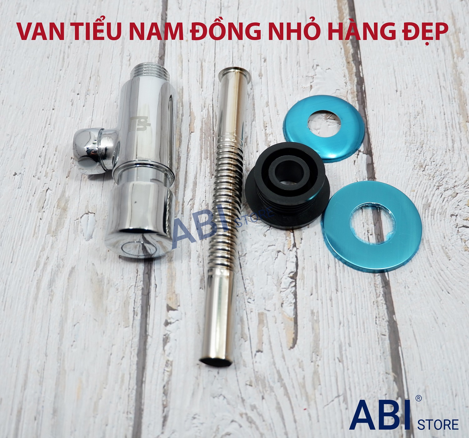 Van xả tiểu nam đồng mạ crome hàng đẹp giá rẻ