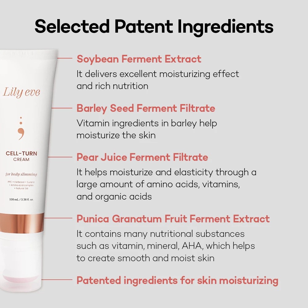 ⭐︎バラ出し可⭐︎Lily eve CELL-TURN CREAM 100ml I kinda have fluffy arms, thighs, & tummy regardless of my