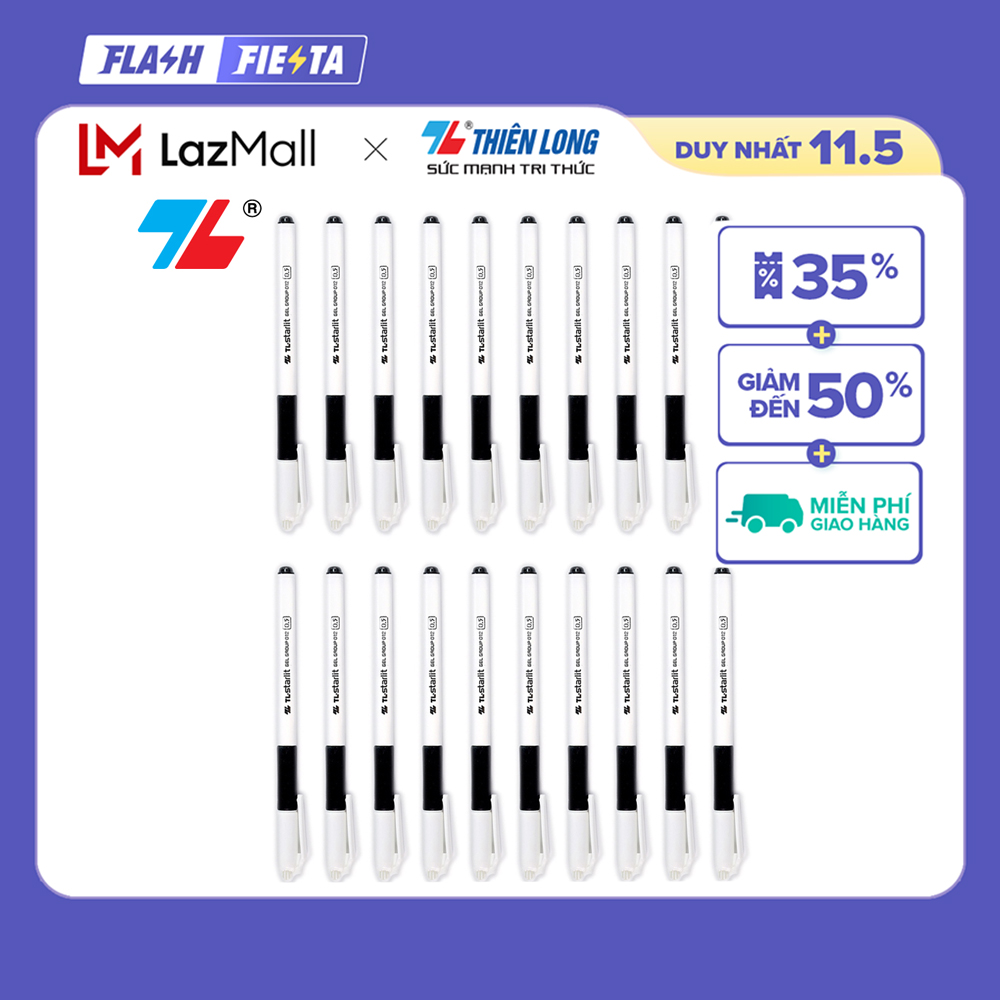 Combo 20 bút gel thiên long gel-012