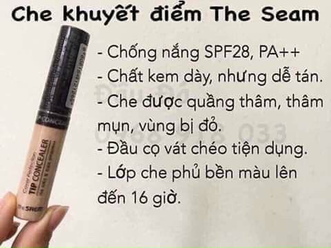 CHE KHUYẾT ĐIỂM THE SAEM