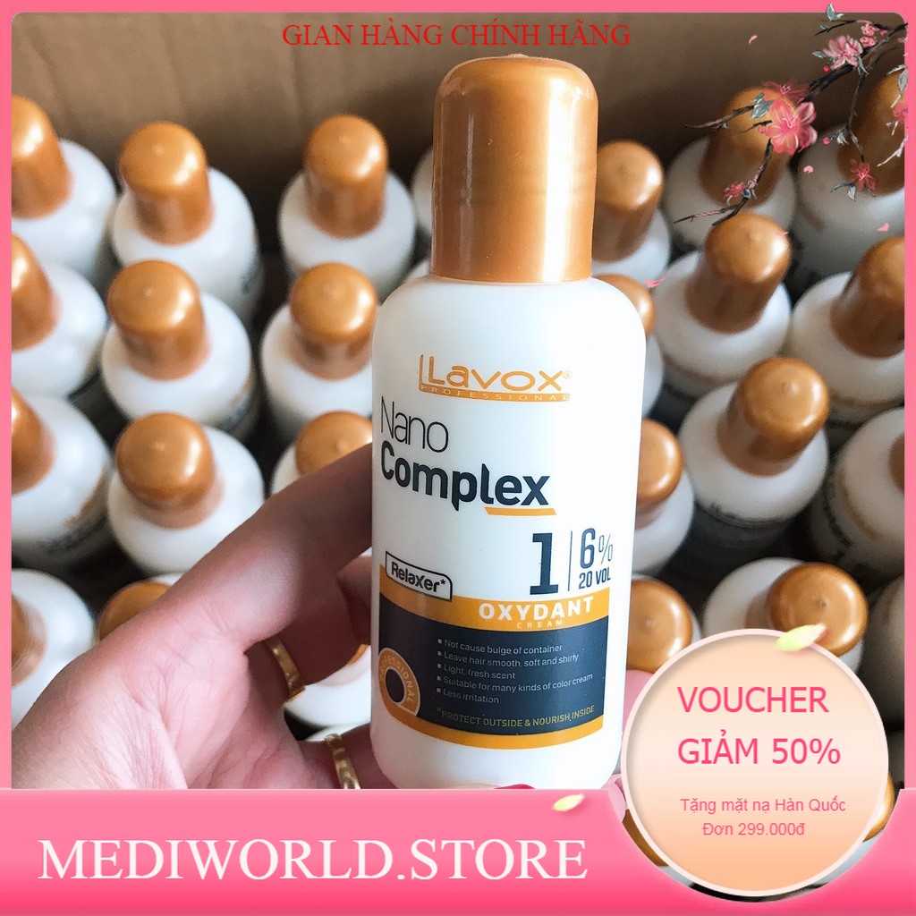 Oxy Trợ Nhuộm Tóc Lavox Nano Complex 100ml ( 6%, 9%, 12% )