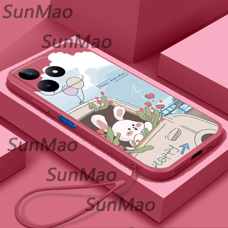 Casing Realme Note 50 phone case Camera Full Package Square protective cover CHA14