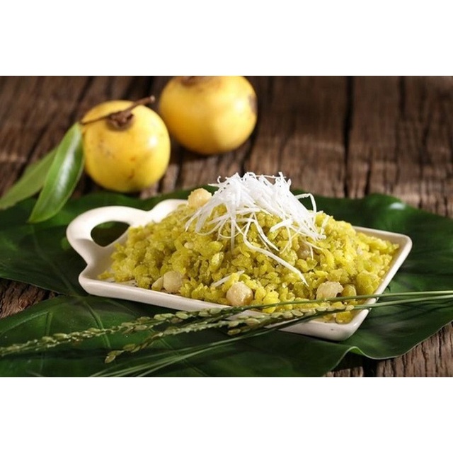 Cốm non làng vòng sấy khô - túi 1kg - bếp chè thái