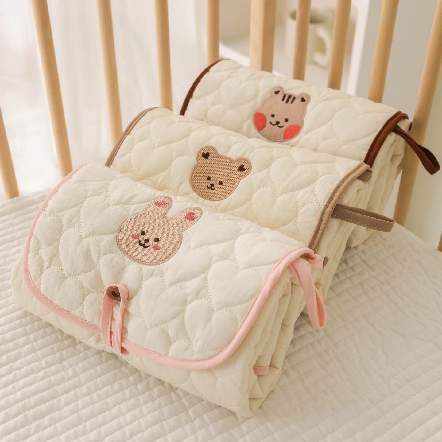Waterproof Baby Diaper Mat Portable Cotton Changing Pad Cover For Newborn