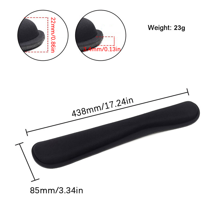 Keyboard%20Wrist%20Rest%20Pad%20Wrist%20Rest%20Mouse%20Pad%20Memory%20Foam%20Superfine%20Fibre%20for%20PC%20Computer%20Gaming%20Keyboard%20Raised%20Platform%20Hands%20Lonni%20-%20Image%202