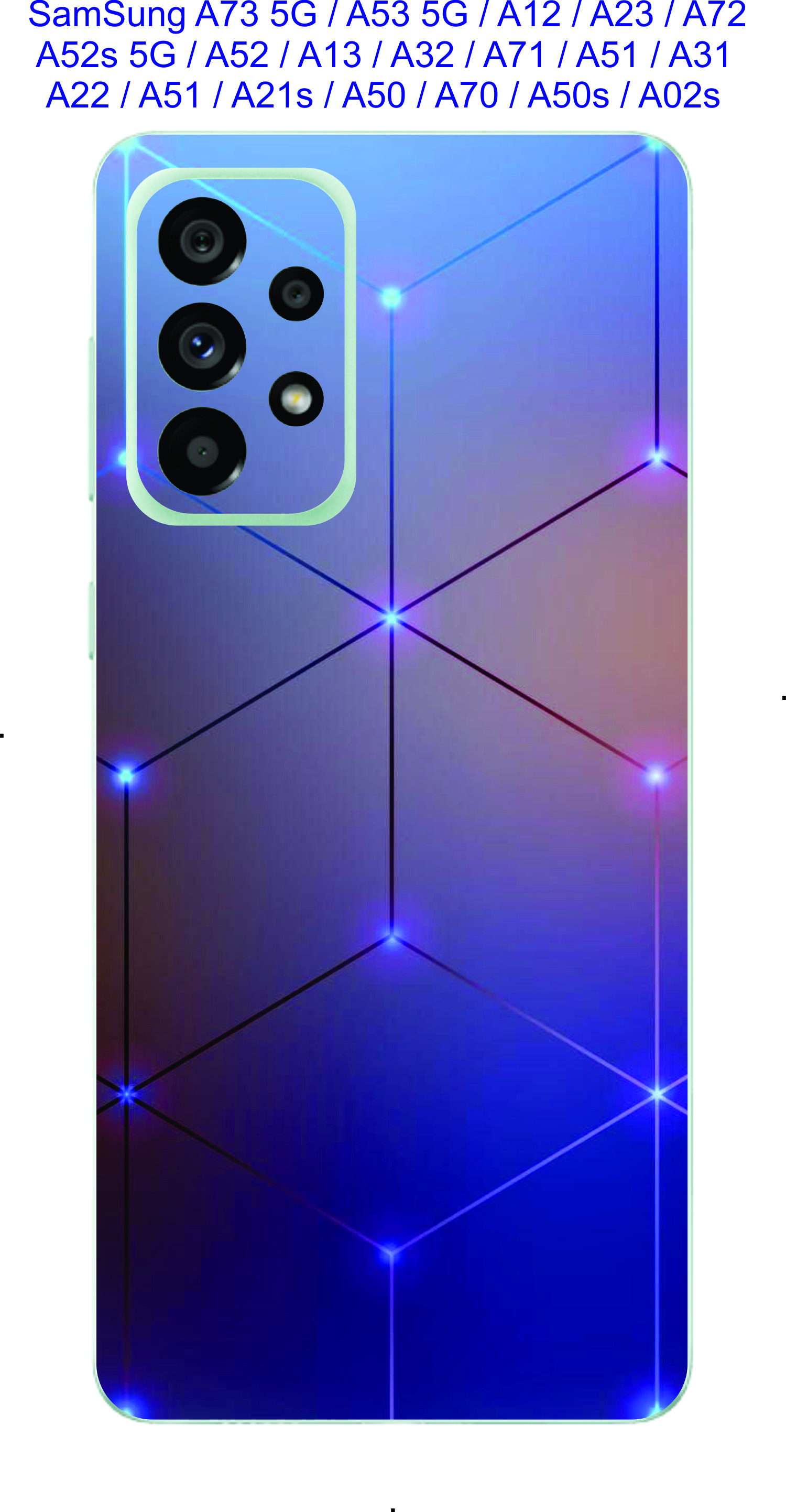 Miếng dán skin lưng SAMSUNG A73 5G / A53 5G / A23 / A13 / A72 / A52 / A52s 5G/ A12 / A32 / A22 / A70 / A71 / A51 .....