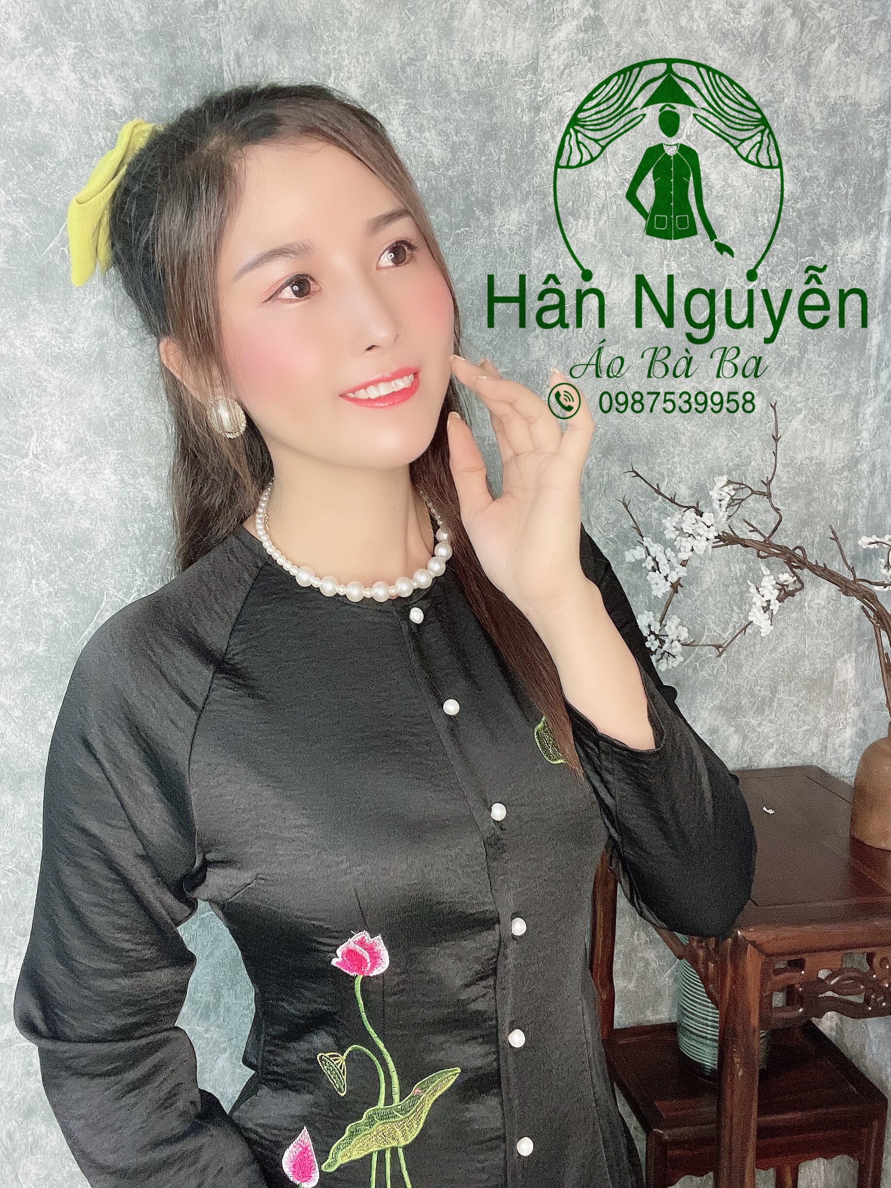 SÉT BÀ BA THIÊU SEN ( CÓ KÈM QUẦN )