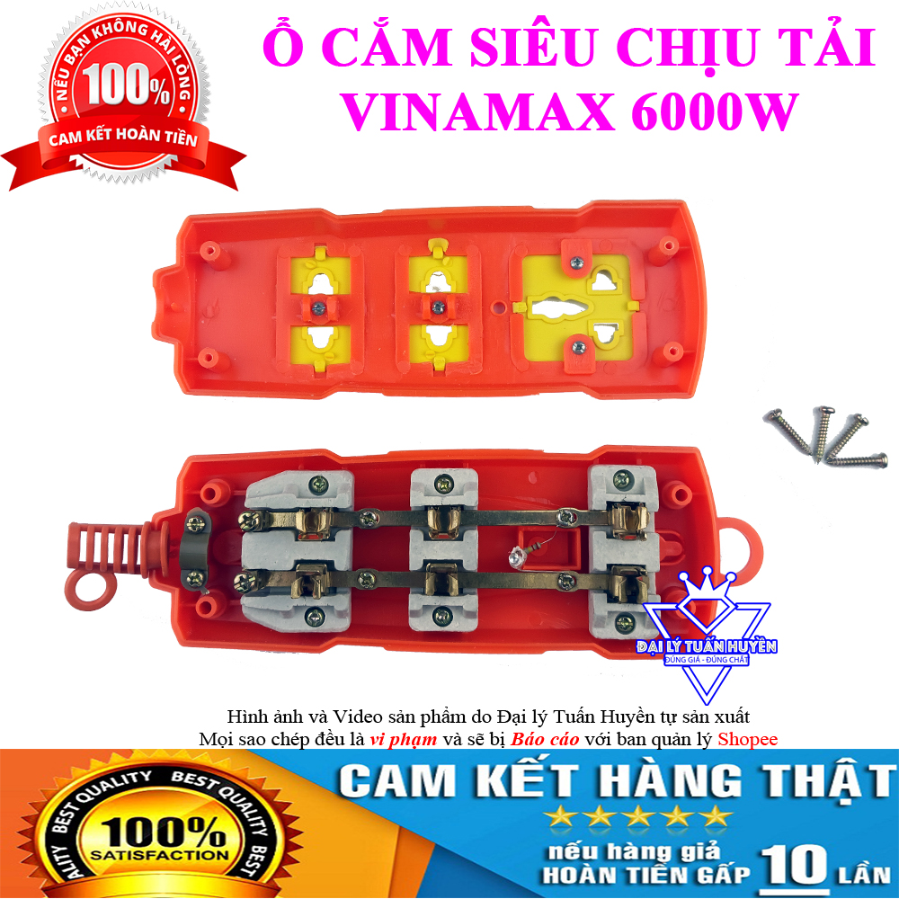 Ổ cắm rời siêu chịu tải 6000W - VINAMAX