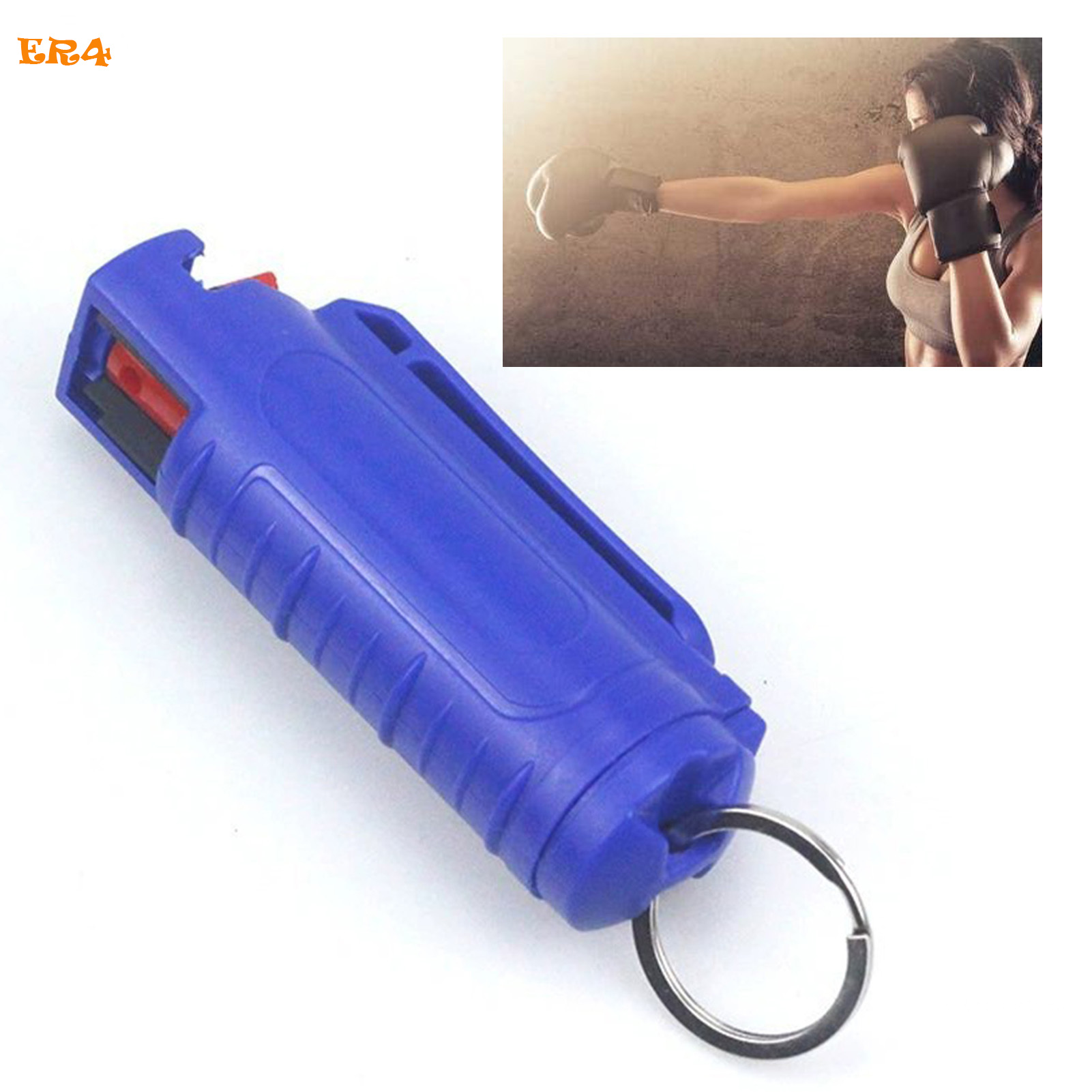 ER Keychain Pepper Spray Small Case Safety Key Chain for Women Men Day ...