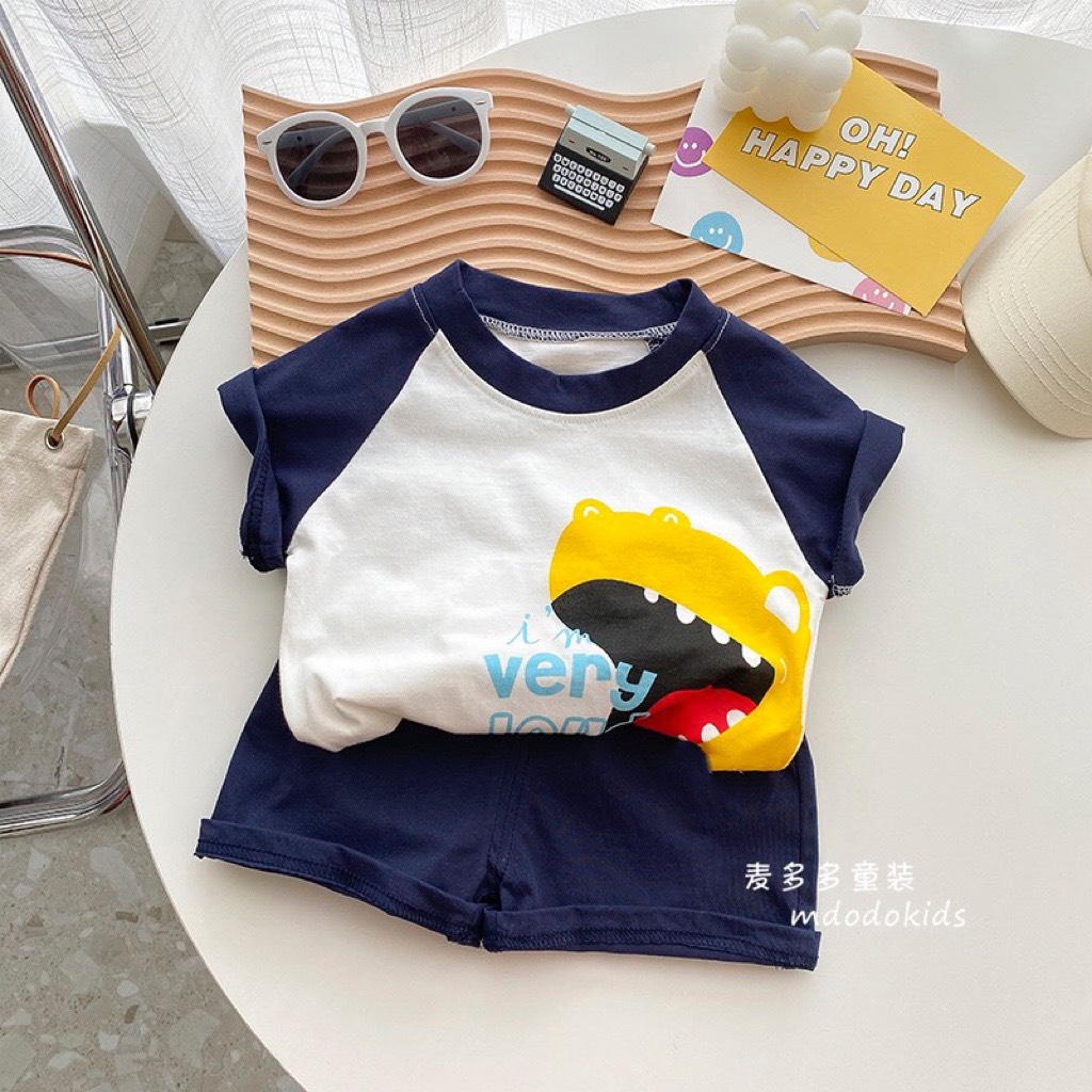 bộ thun cộc tay cho bé 8-18kg