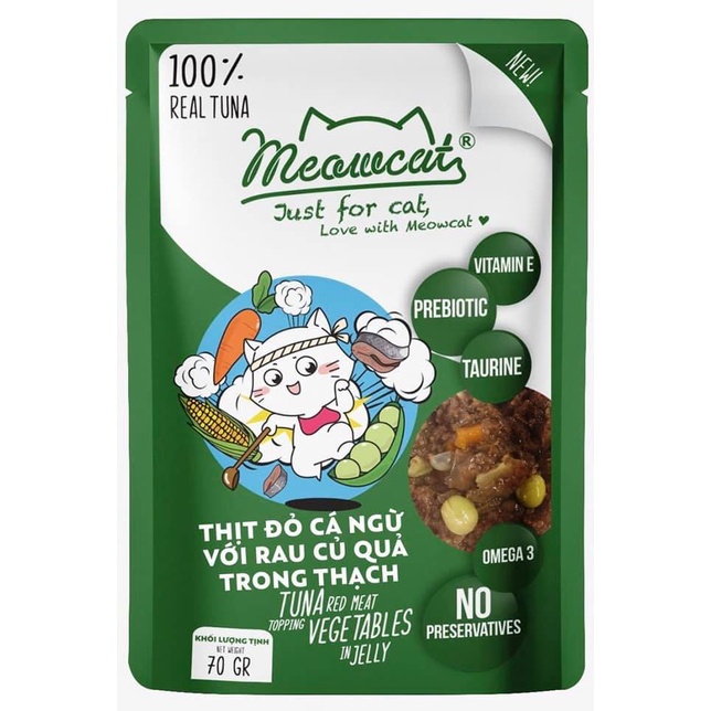 Pate mèo Meowcat 70g