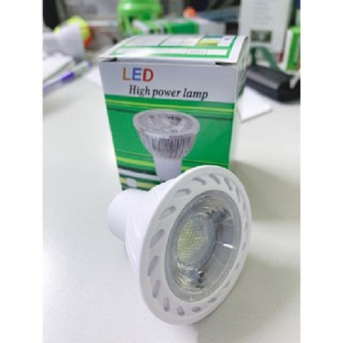 Bóng đèn led chén COB 3w đuôi ghim MR16 ánh sáng trắng, vàng