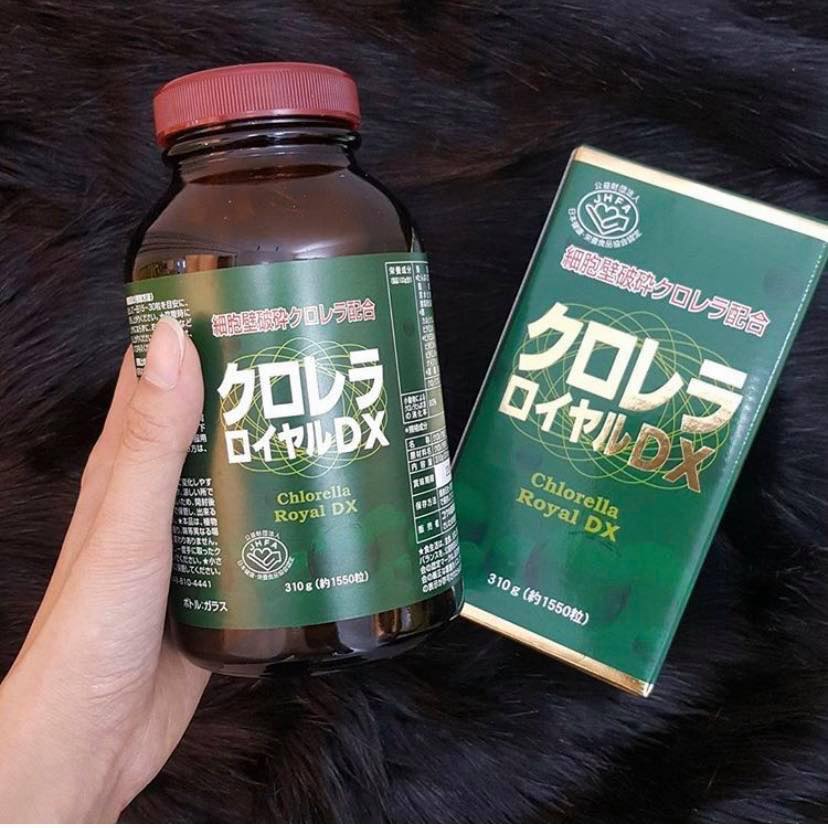 Tảo lục Chlorella Royal DX 1550v Nhật Bản