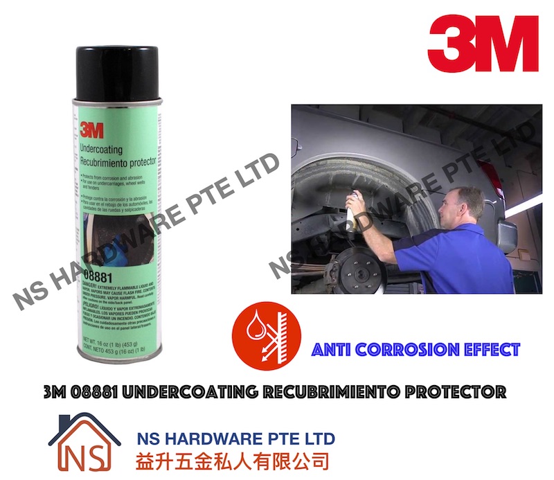 3M 08881 Undercoating Black Spray / Undercoating Recubrimiento Protector / 453g Lazada Singapore
