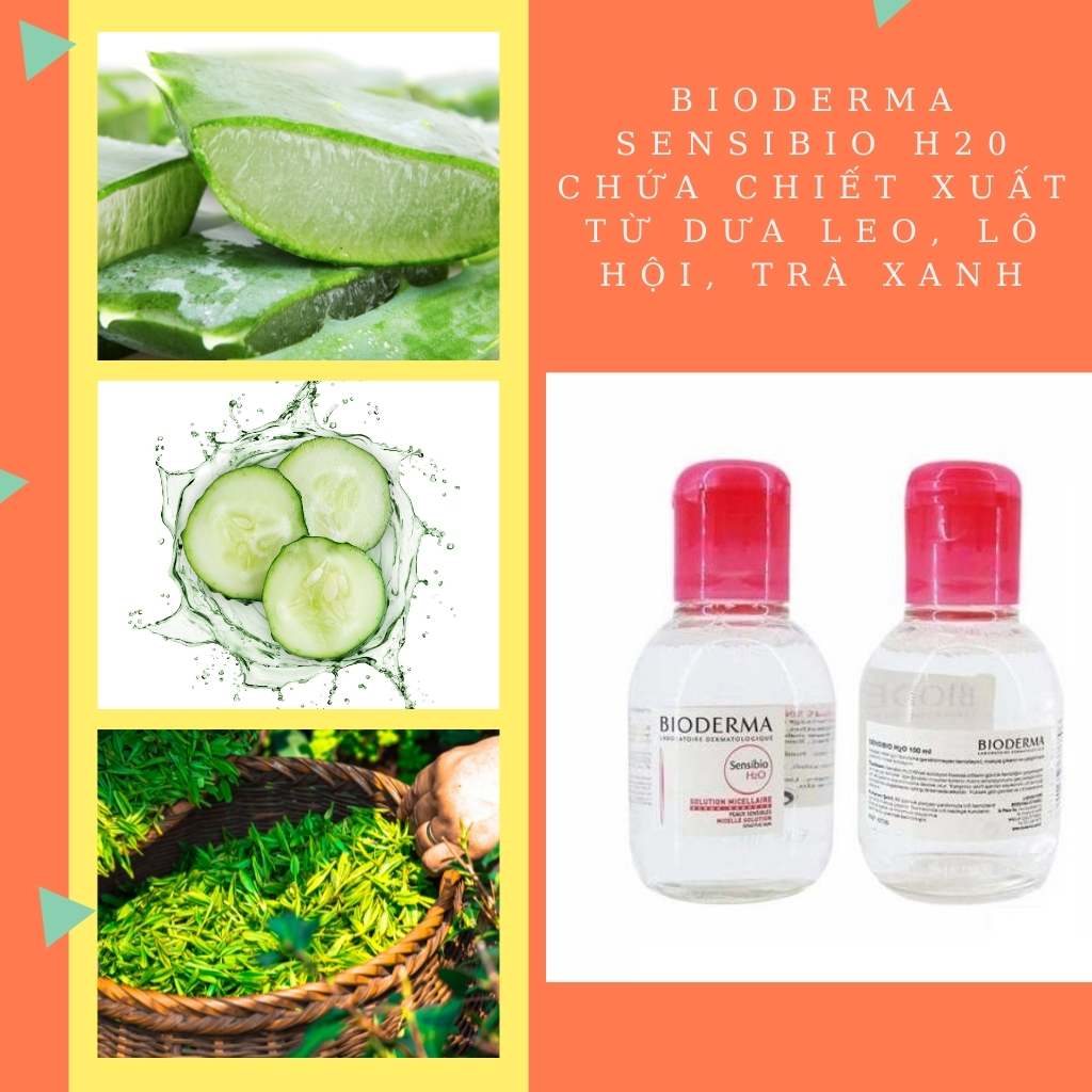 Nước Tẩy Trang Cho Mọi Làn Da ❤𝑭𝒓𝒆𝒆𝒔𝒉𝒊𝒑❤ Bioderma 100ml