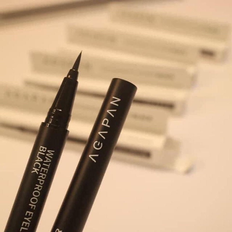 Bút Kẻ Mắt Dạ Agapan Waterproof Eyeliner Black