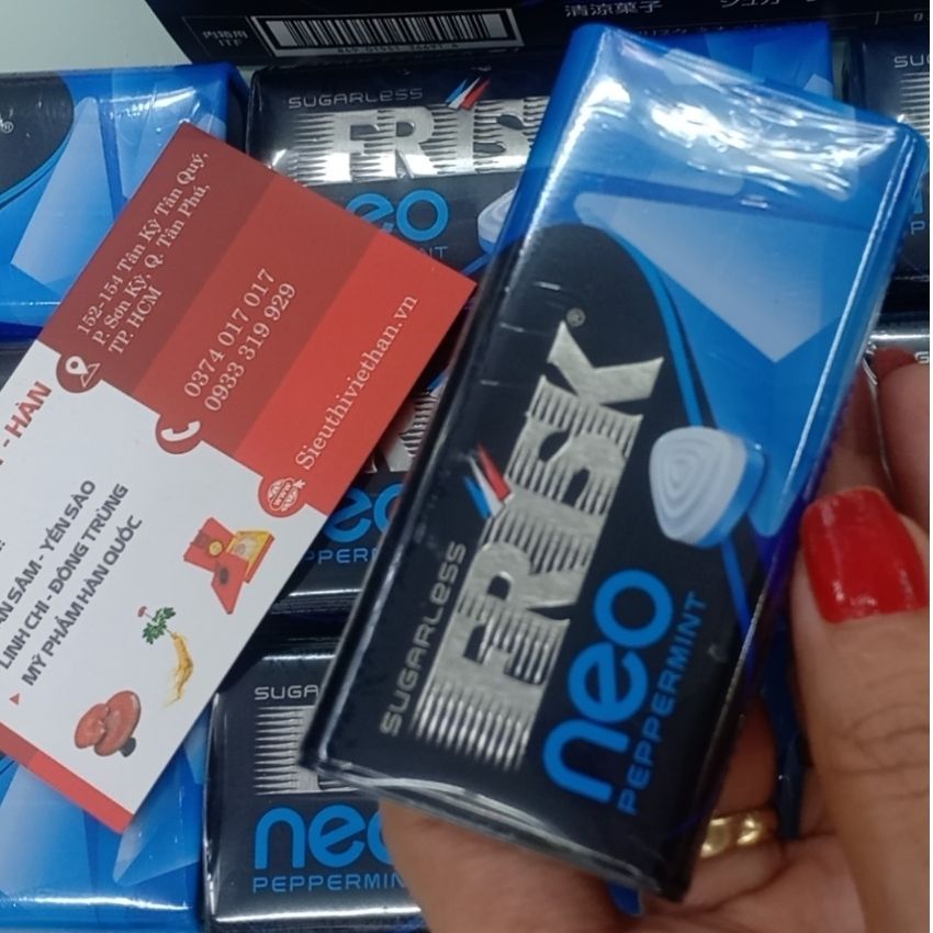 KẸO FRISK NEO PEPPERMINT VỊ BẠC HÀ