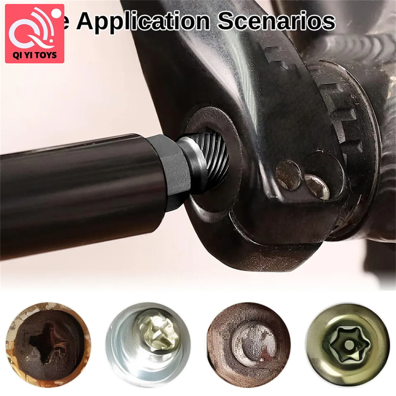 10 Pcs Screw Extractor Set, bolt extractor with Multi tooth, rust-proof High hardness bolt extractor kit for Damaged bolts, pipes and screws
