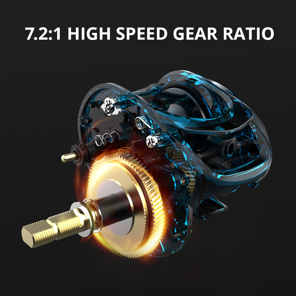 Centron Lite Fishing Rod And Reel Combo Virwir Baitcasting