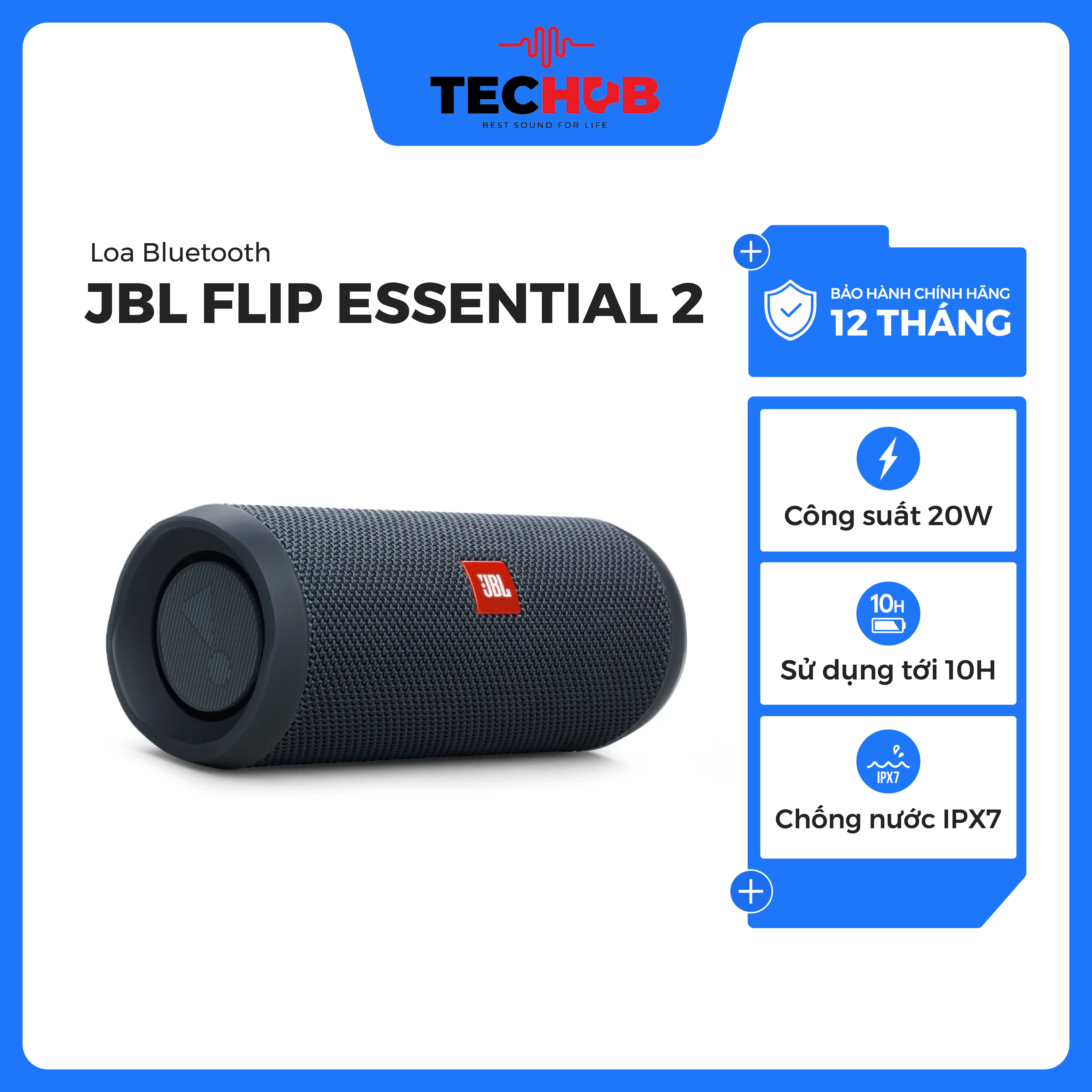 Loa Bluetooth JBL Flip Essential 2 - Hàng Chính Hãng