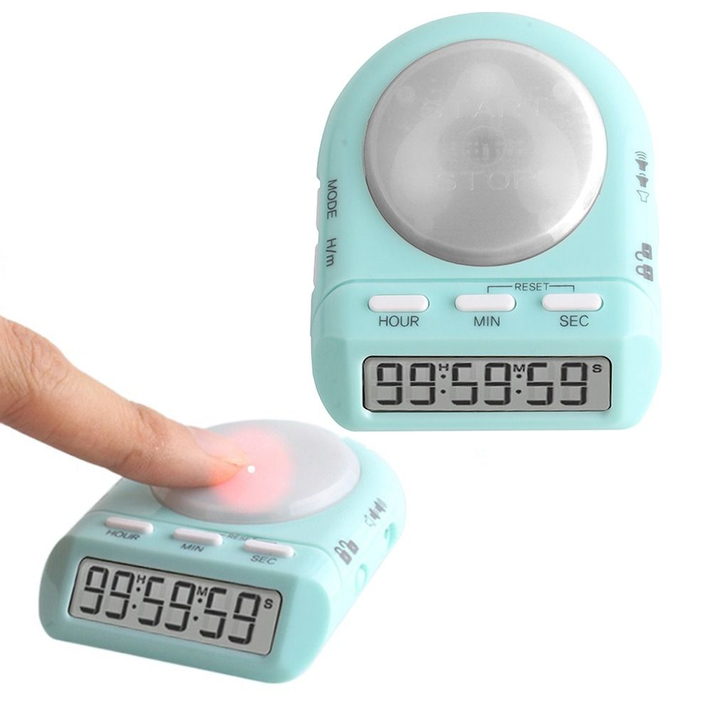 Cute 45° Display LCD Screen Digital Kitchen Timer 100 Hour Clock Count ...
