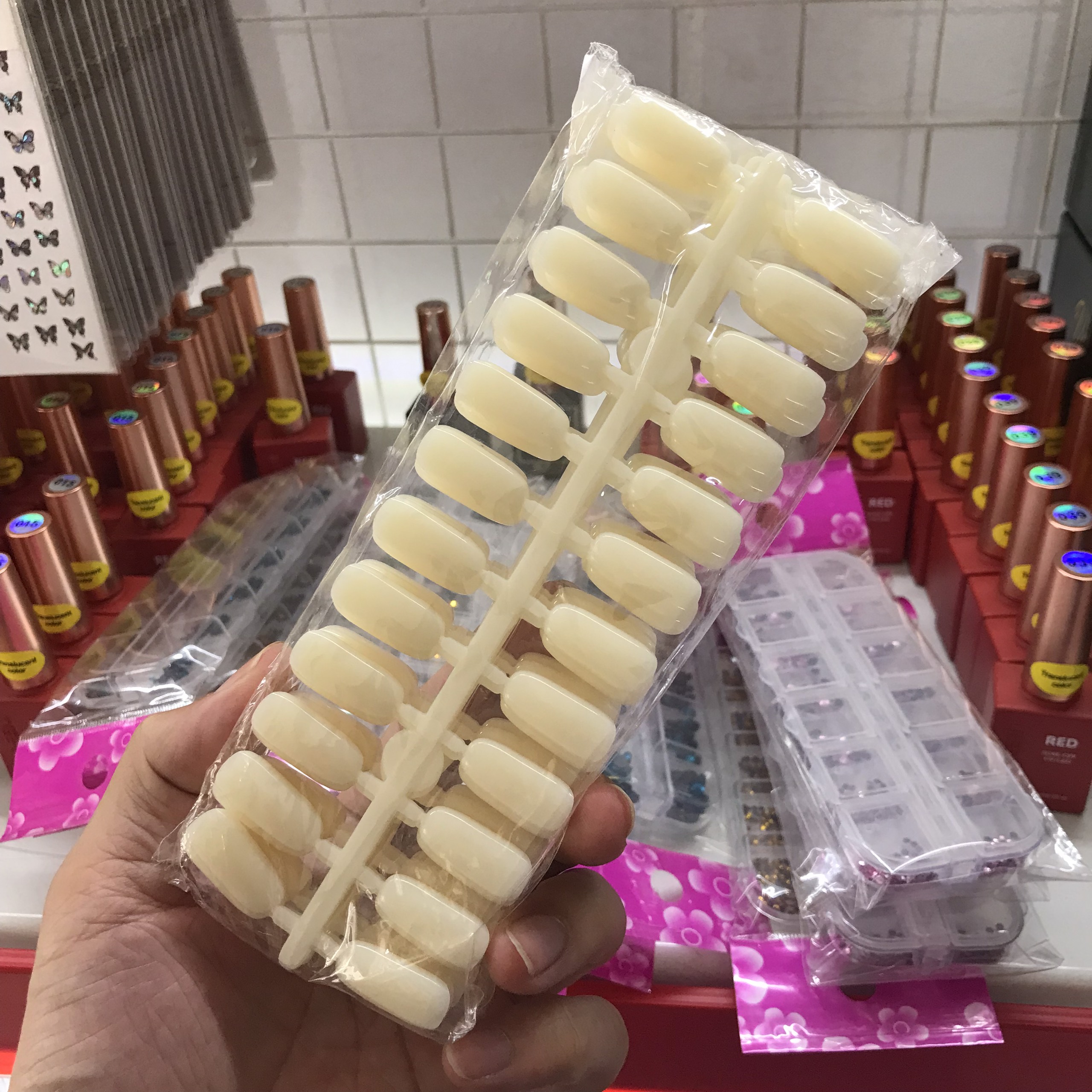 [HCM] Móng cài sổ mẫu - 120 móng