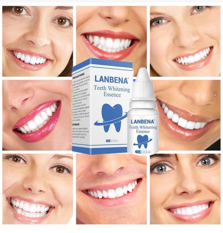 Lanbena Tinh Chất Tẩy Trắng Răng Làm Sạch Răng Miệng Khử Mùi Hôi Miệng Oral Teeth Whitening Essence LANBENA 15ml thumbnail
