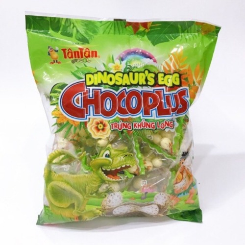 Sôcôla Đậu Phộng Trứng Khủng Long Tân Tân Dinosaur's Egg Chocoplus